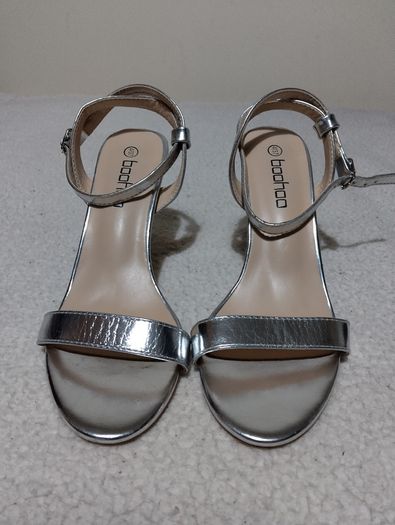 Boohoo Silver Occasion Shoes