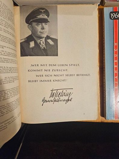 6 German Soldier's Year Books. 2 X Hardbacks 4 X Paperbacks. All In Good Condition.  See Photos For Same.