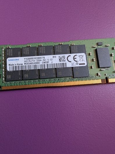 128gb (2x64gb) Hpe Genuine Smartmemory Ddr4-3200mhz Ecc Rdimm - P20504-001 / P11446-1a1