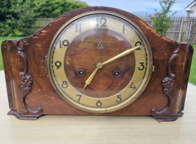 Junghans German Art Deco Mantel Clock
