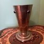 Arts and Crafts Silver Tone Metal Vase Image 4