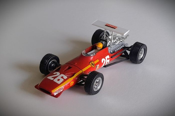 Diecast Vintage French Dinky Toys Ferrari 312 1968 F1 - Near Mint Original Condition/Very Good Box