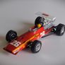 Diecast Vintage French Dinky Toys Ferrari 312 1968 F1 - Near Mint Original Condition/Very Good Box Image 6