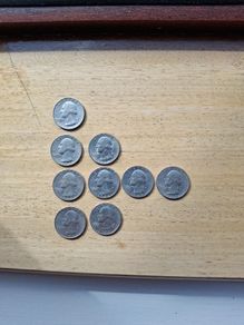 Coins - USA Quarter Dollars X 9