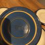 Denby blue saucers 6 in total Image 5