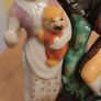 Vintage Staffordshire Style Reproduction Traveling Musicians Ceramic Statue Bears Image 7