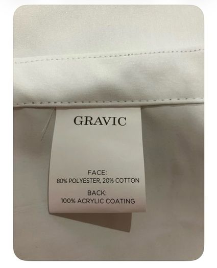 100% Blackout Curtain Lining, two pairs