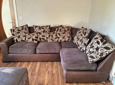 Couch and swivel chairs