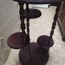 vintage mahogany plant stands Image 6