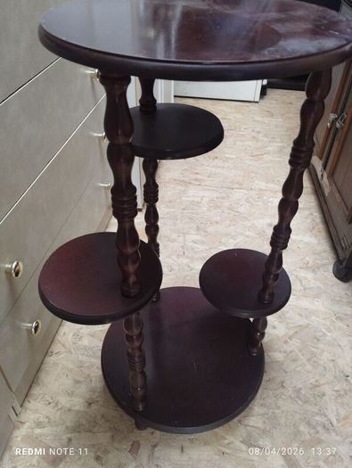 vintage mahogany plant stands