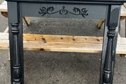 Wooden fireplace