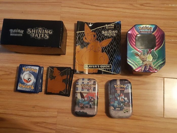 Pokemon Empty etb and tins and bits