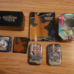 Pokemon Empty etb and tins and bits