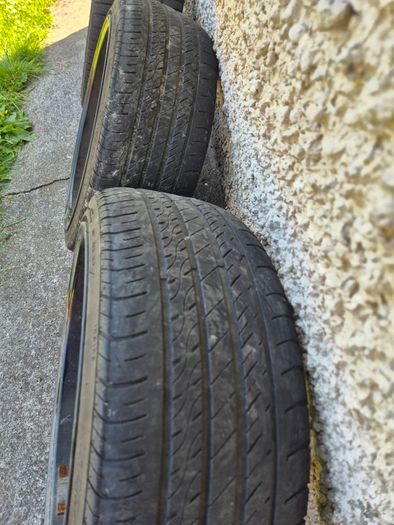 R20 5X120 BMW 930M staggered alloy wheels with tyres