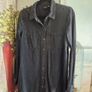 Vero Moda Black 100% Cotton Long Shirt EU 12 Image 2