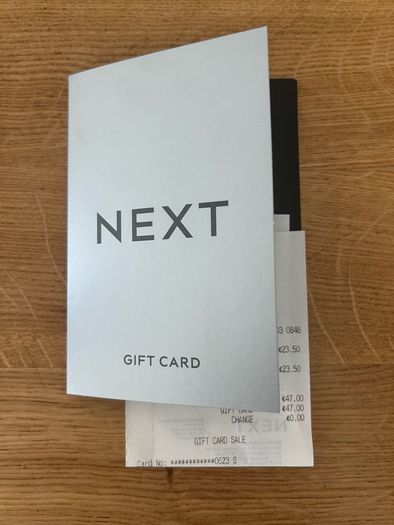 Next Gift Card