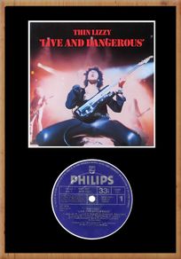 Thin Lizzy Live And Dangerous Irish Record Display Poster Classic Semi-glossy Paper Poster