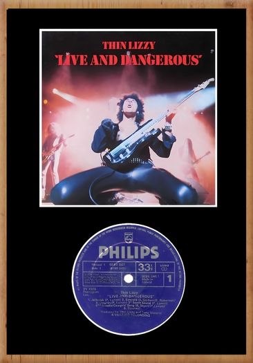 Thin Lizzy Live And Dangerous Irish Record Display Poster Classic Semi-glossy Paper Poster