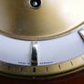 Vintage Junghans Exacta Wall Clock Mid Century Wood Frame Rope Trim Mcm (works Well) Image 9
