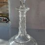 Pair of Victorian Cut Crystal Shaft and Globe Decanters | Original Numbered Stoppers Image 5