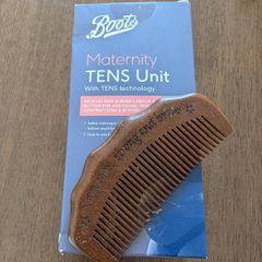 TENS machine and birthing comb