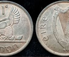 [#843] - Ireland 1966 | 1 Penny | Irish 1d | Pingin | KM.11 | MS