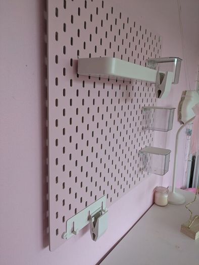 Ikea Peg Board Pink