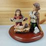 Ornament Gloria Baby Angel Lambs Vintage Antique Image 7