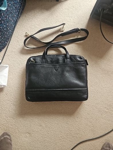 Leather laptop bag. Never used.