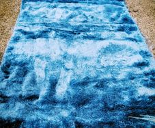 rug and curtains
