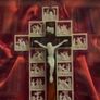 Vintage Framed Stations of the Cross Image 3