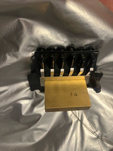 Jackson Floyd Rose JT 580 low profile double locking tremolo bridge original made in Japan Tremolo brass Block for Floyd Rose Schaller 34mm Electric guitar parts accessories