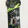 Name Initial Keyring with Bag Clip Image 2
