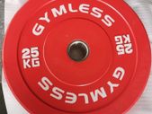 25 kg Olympic Bumper Plates Pair Warehouse Clearance