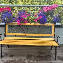 Brand-new 2-Seater Cast Iron Garden Bench