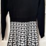 Exquisite Karen Millen Geo Print Knit A Line Dress Image 9