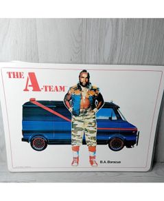 The A Team B.a Baracus 1983 Laminated Picture