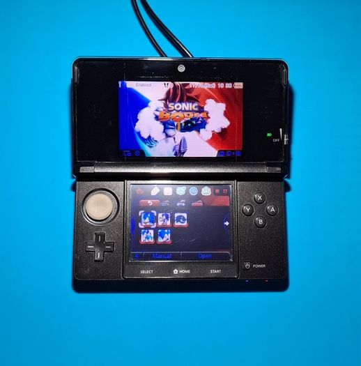 3DS Cosmic Black (Modded)