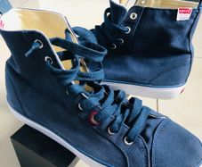 Levi's Hi Top Trainers - Navy Blue New