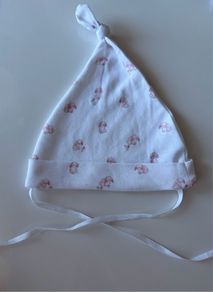 Brand New Baby Hat with Handmade Straps