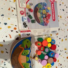 playtive wooden stacking balance game
