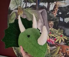 Triceratops Head Wall Decoration