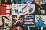U2 Achtung Baby original pressing Promo vinyl  signed by Bono, Edge and Adam