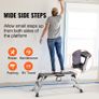 Folding Work Platform, 660 lbs Load Capacity, Aluminum Drywall Stool Ladder, Heavy Duty Work Bench w/ Non-Slip Feet, Ideal for Washing Vehicles, Cleaning, Painting, Decorating Image 4