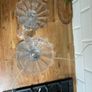 Cut glass candle sticks Image 2