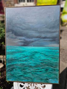 Original acrylic painting- After the storm