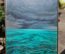 Original acrylic painting- After the storm