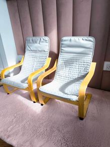 2x  IKEA Childrens Armchairs Poang. Very Good Condition