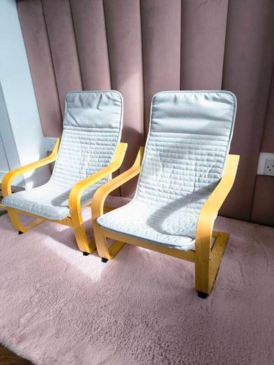2x  IKEA Childrens Armchairs Poang. Very Good Condition
