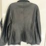Giorgio Armani Jeans Leather Jacket Made in Italy UK 16 / IT 36 Image 2